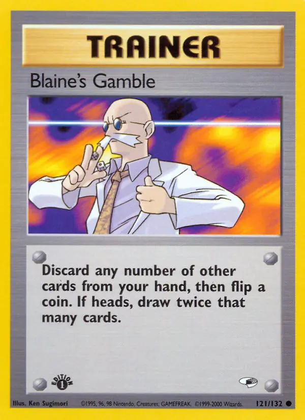 Blaine's Gamble - Gym Heroes 121/132 (Regular)