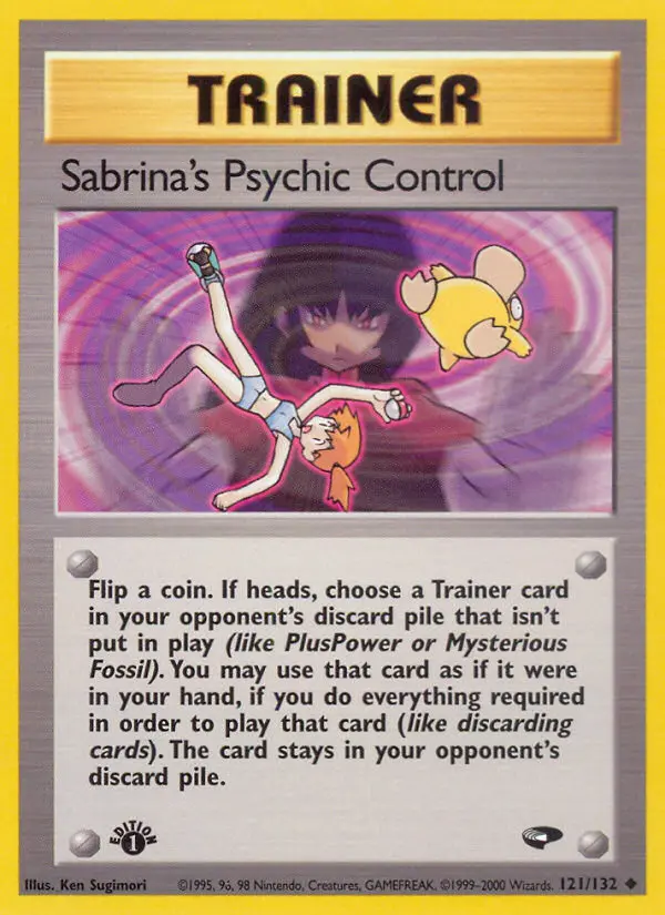 Sabrina's Psychic Control - Gym Challenge 121/132 (Regular)