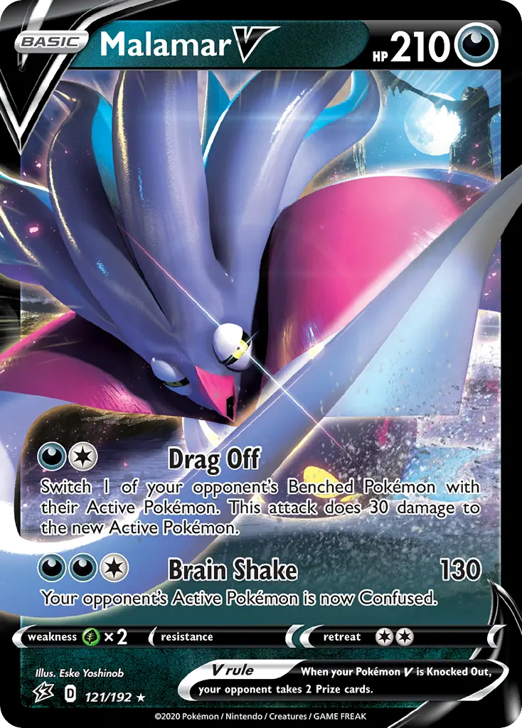 Malamar V - Rebel Clash 121/192 (Holo)