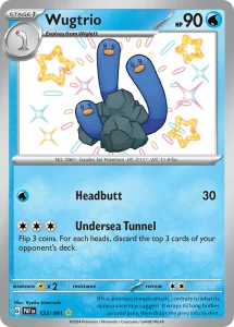Wugtrio - Paldean Fates 122/091 (Holo)
