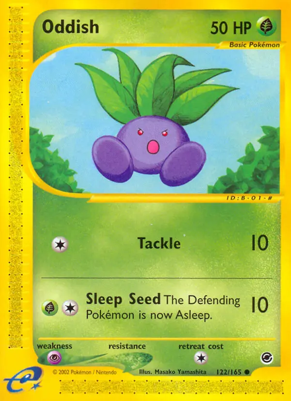 Oddish - Expedition Base Set 122/165 (Regular)
