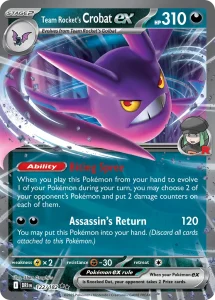 Team Rocket's Crobat ex - Destined Rivals 122/182 (Holo)