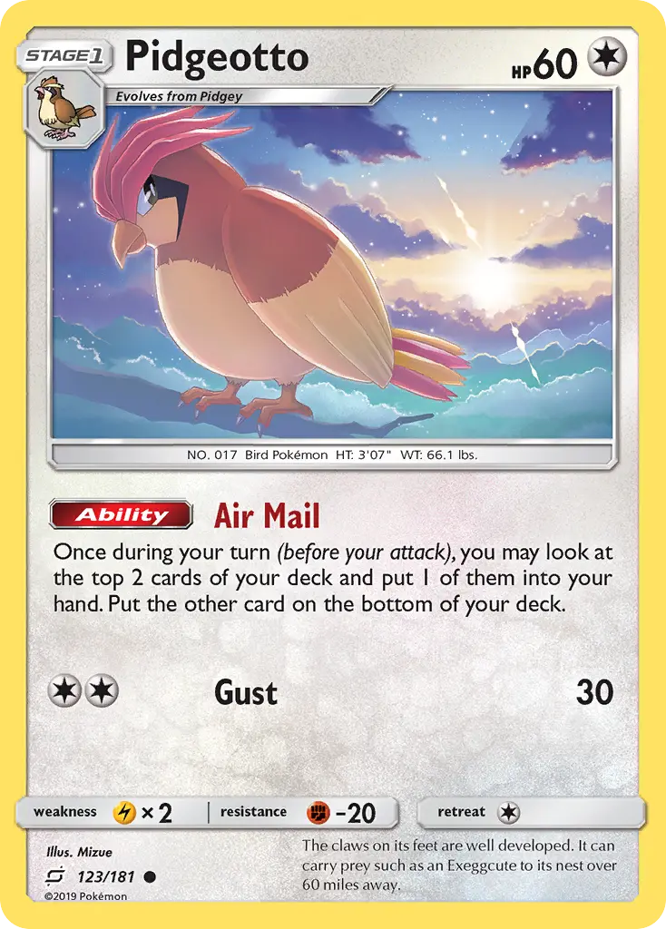 Pidgeotto - Team Up 123/181 (Regular)