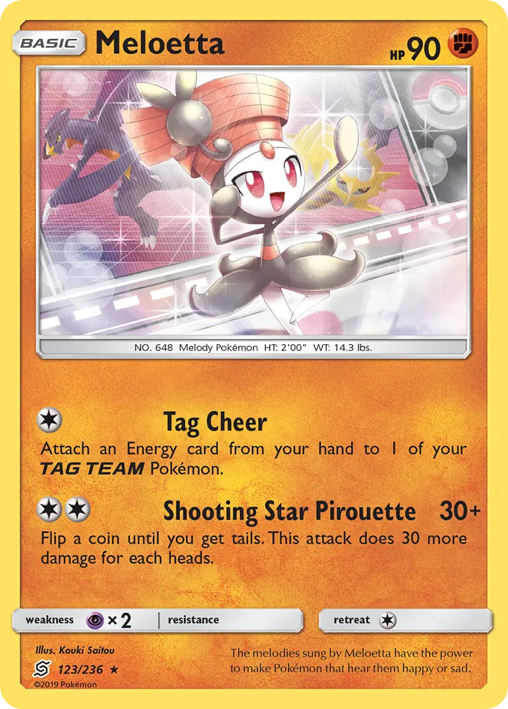 Meloetta - Unified Minds 123/236 (Regular)