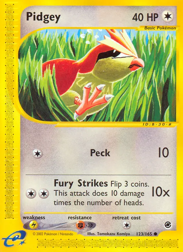 Pidgey - Expedition Base Set 123/165 (Regular)