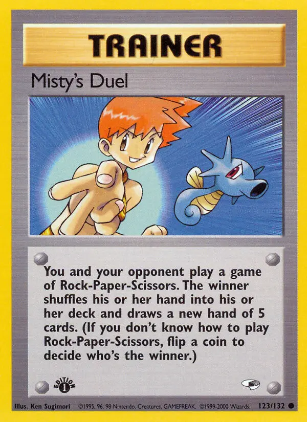 Misty's Duel - Gym Heroes 123/132 (Regular)