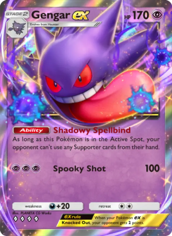 Gengar ex - Genetic Apex 123/226