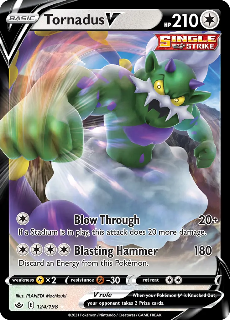 Tornadus V - Chilling Reign 124/198 (Holo)