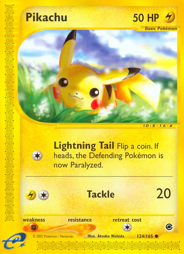 Pikachu - Expedition Base Set 124/165 (Regular)