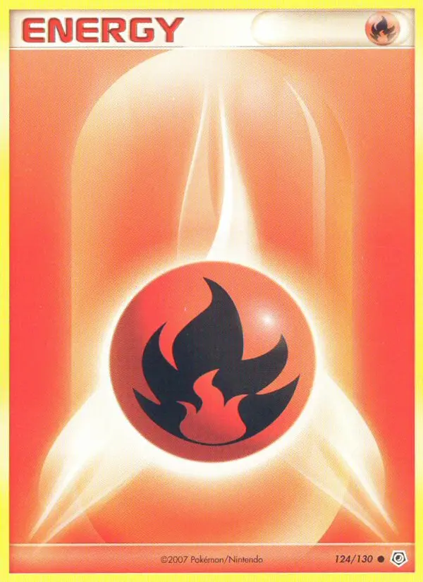 Fire Energy - Diamond & Pearl 124/130 (Regular)