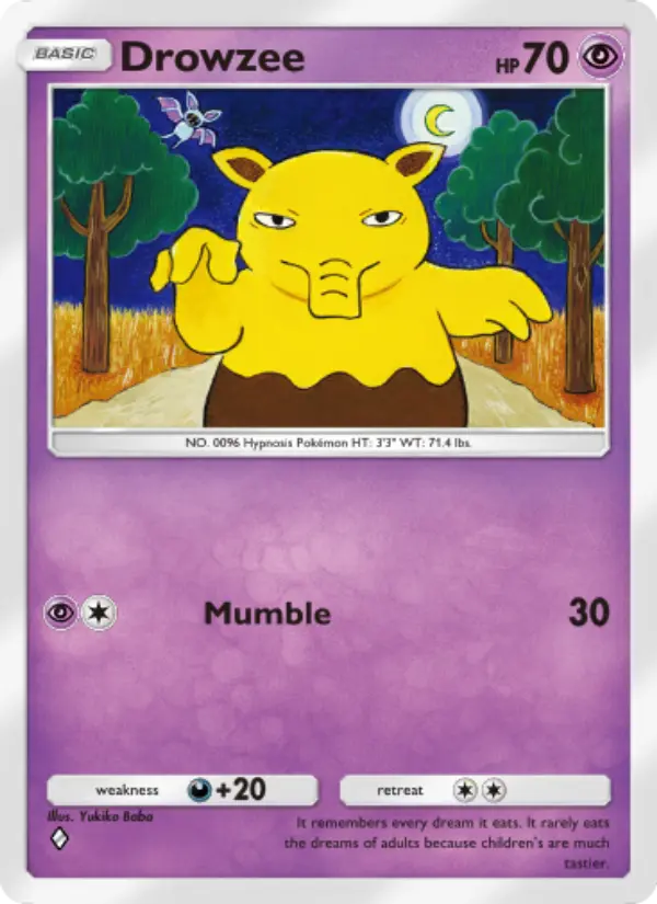 Drowzee - Genetic Apex 124/226