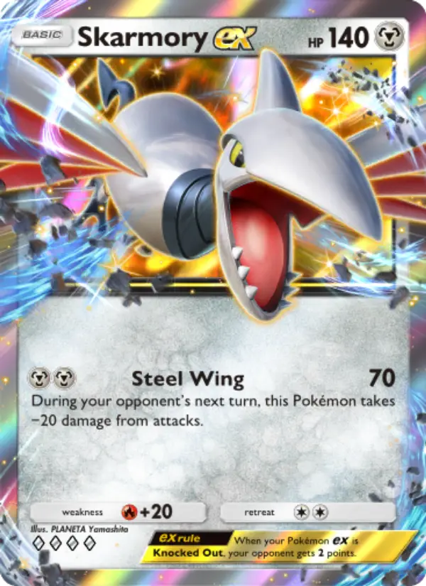 Skarmory ex - Wisdom of Sea and Sky 124/161