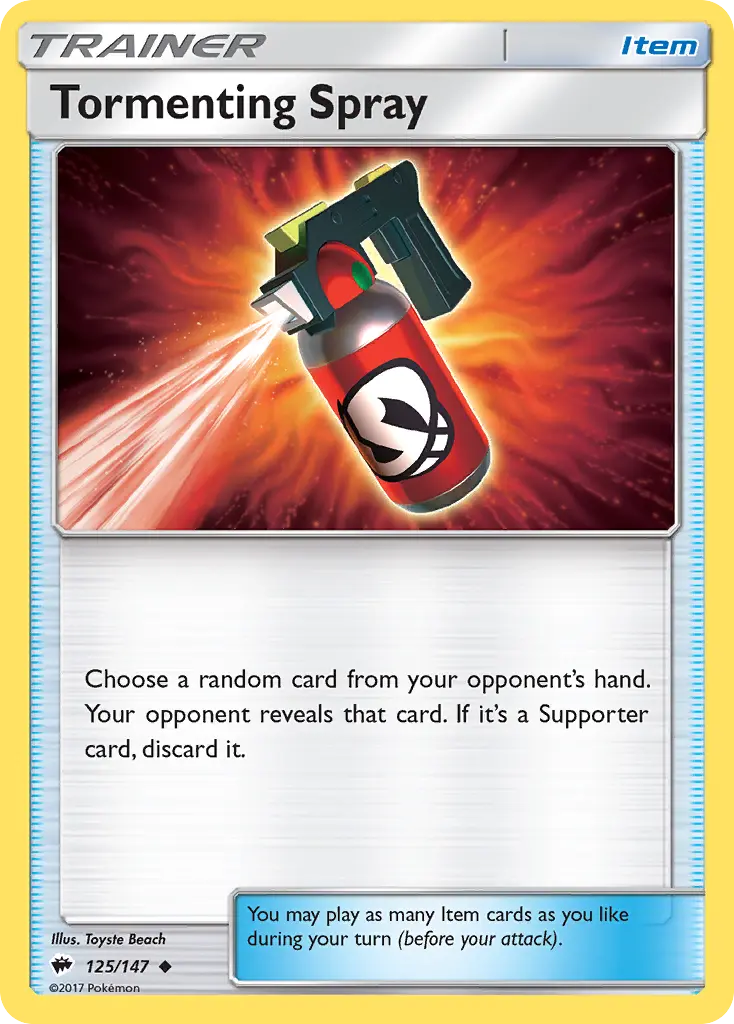 Tormenting Spray - Burning Shadows 125/147 (Regular)