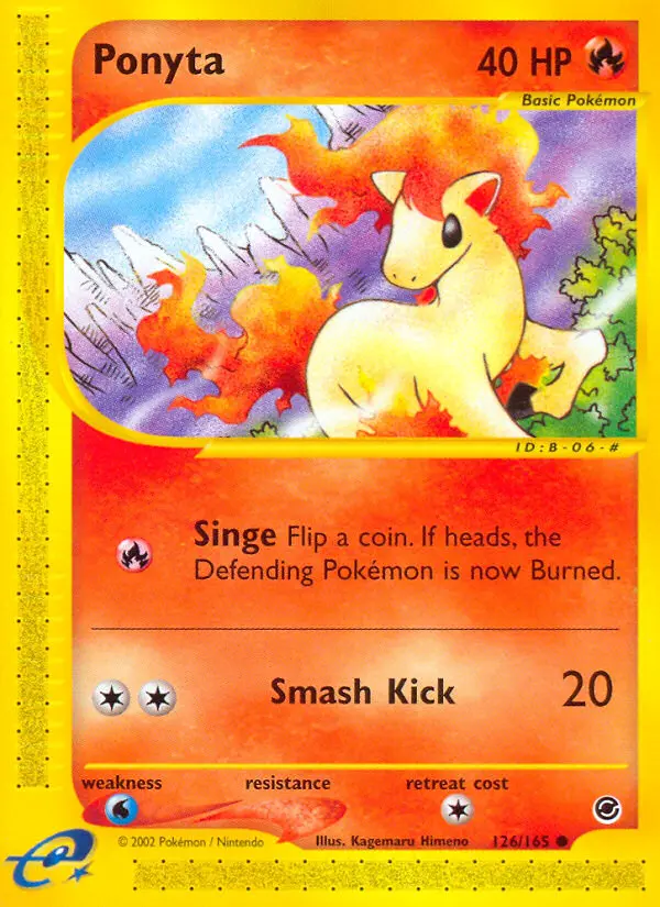 Ponyta - Expedition Base Set 126/165 (Regular)