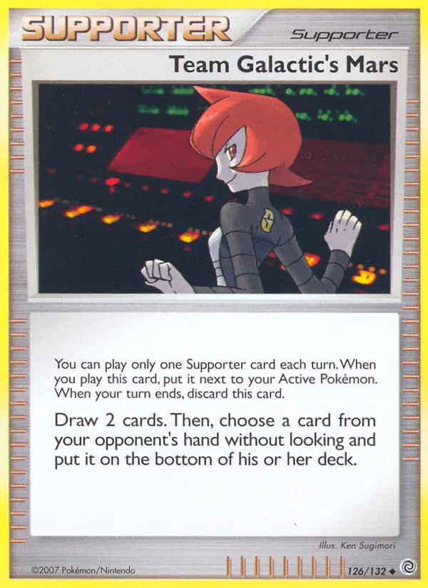 Team Galactic's Mars - Secret Wonders 126/132 (Reverse Holo)