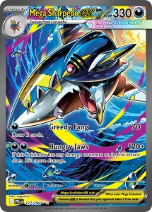 Mega Sharpedo ex - Phantasmal Flames 127/094 (Holo)