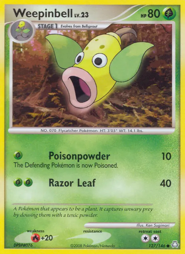 Weepinbell - Legends Awakened 127/146 (Regular)