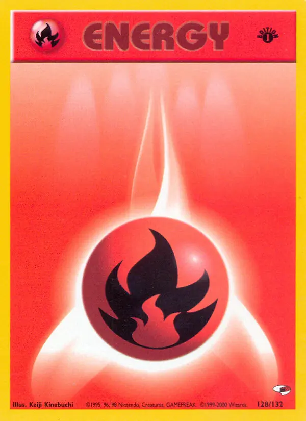 Fire Energy - Gym Heroes 128/132 (Regular)