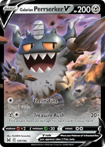 Galarian Perrserker V - Lost Origin 129/196 (Holo)