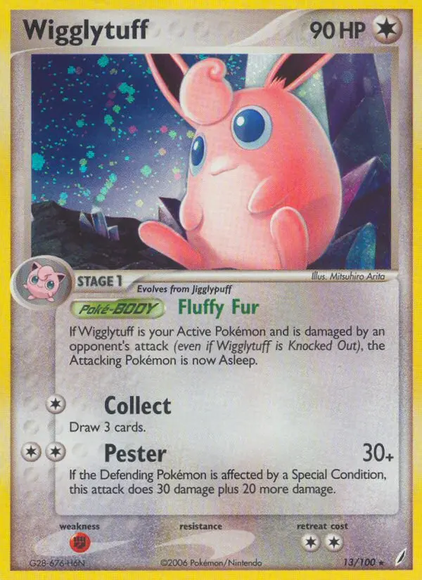 Wigglytuff - Crystal Guardians 013/100 (Reverse Holo)