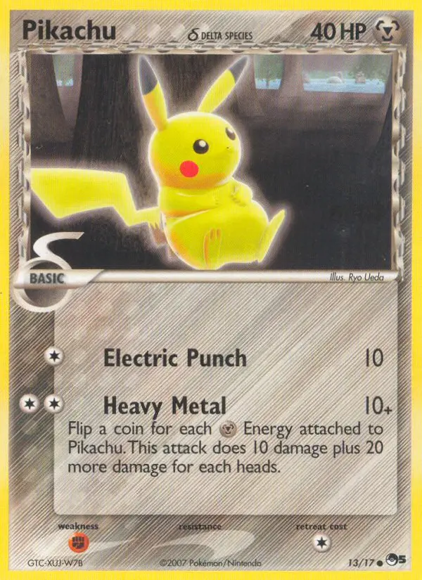 Pikachu δ - POP Series 5 013/017 (Regular)