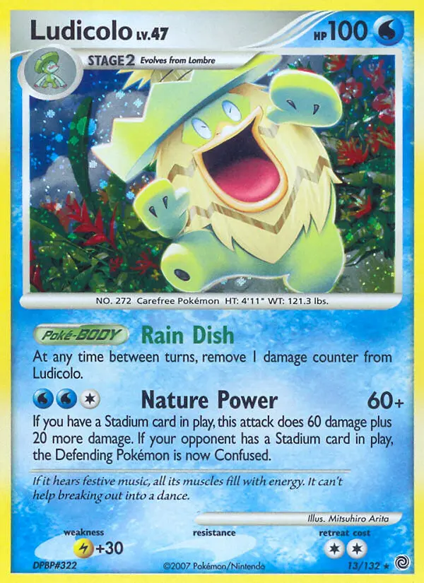 Ludicolo - Secret Wonders 013/132 (Holo)
