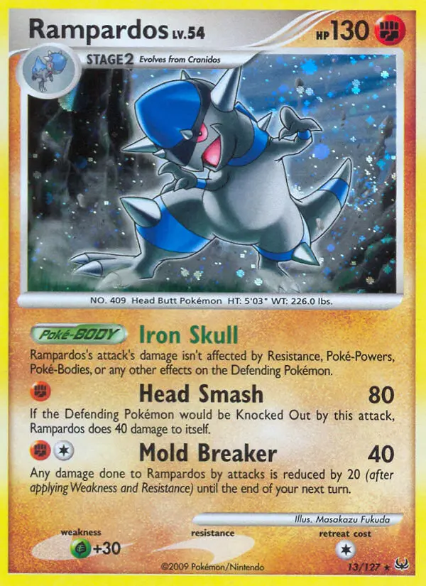 Rampardos - Platinum 013/127 (Reverse Holo)