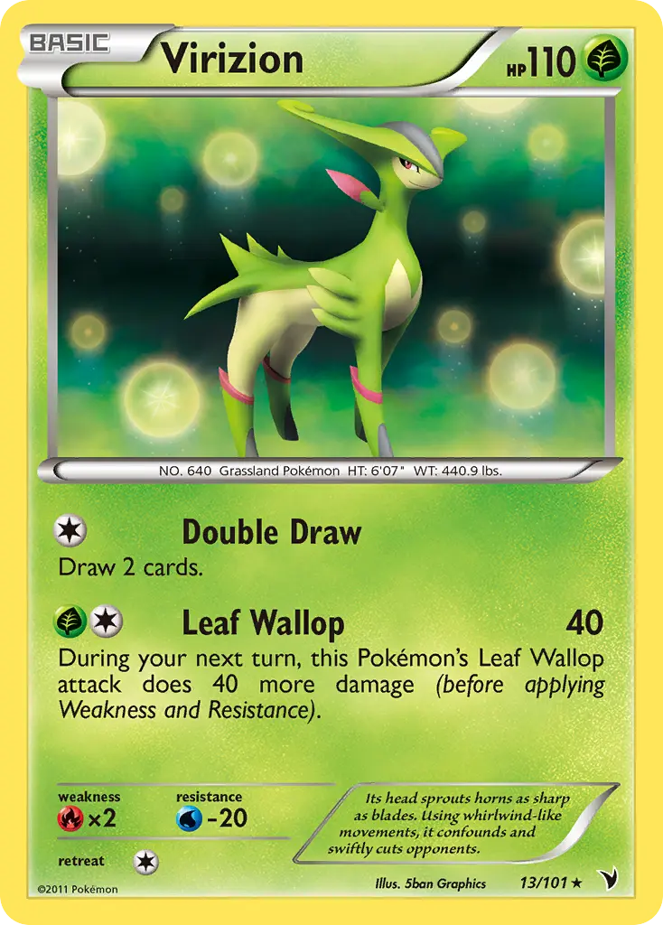 Virizion - Noble Victories 013/101 (Reverse Holo)