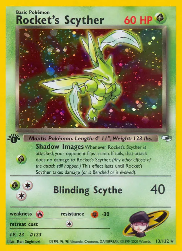 Rocket's Scyther - Gym Heroes 013/132 (Holo)