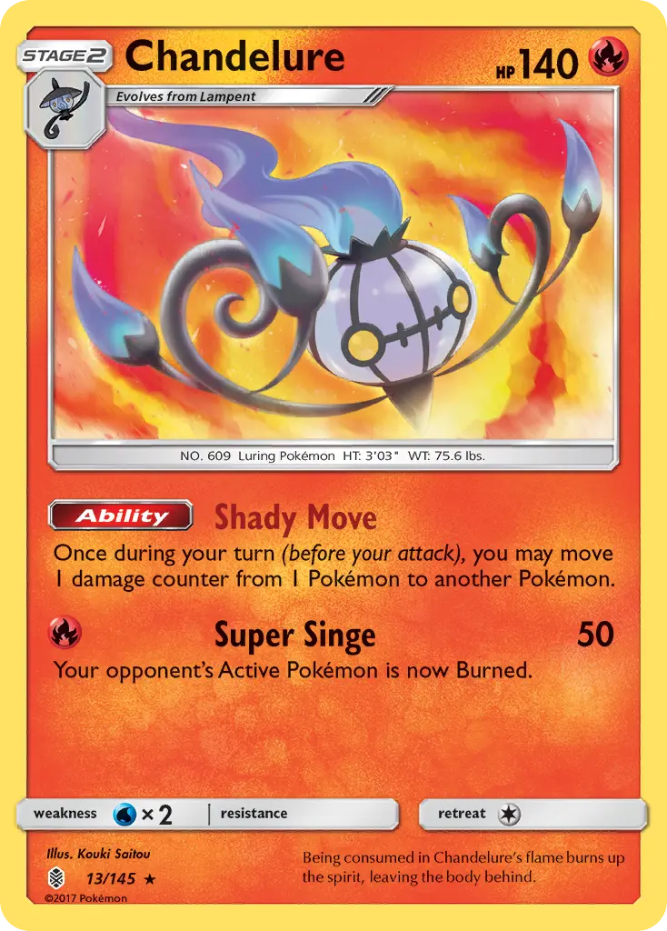 Chandelure - Guardians Rising 013/145 (Holo)