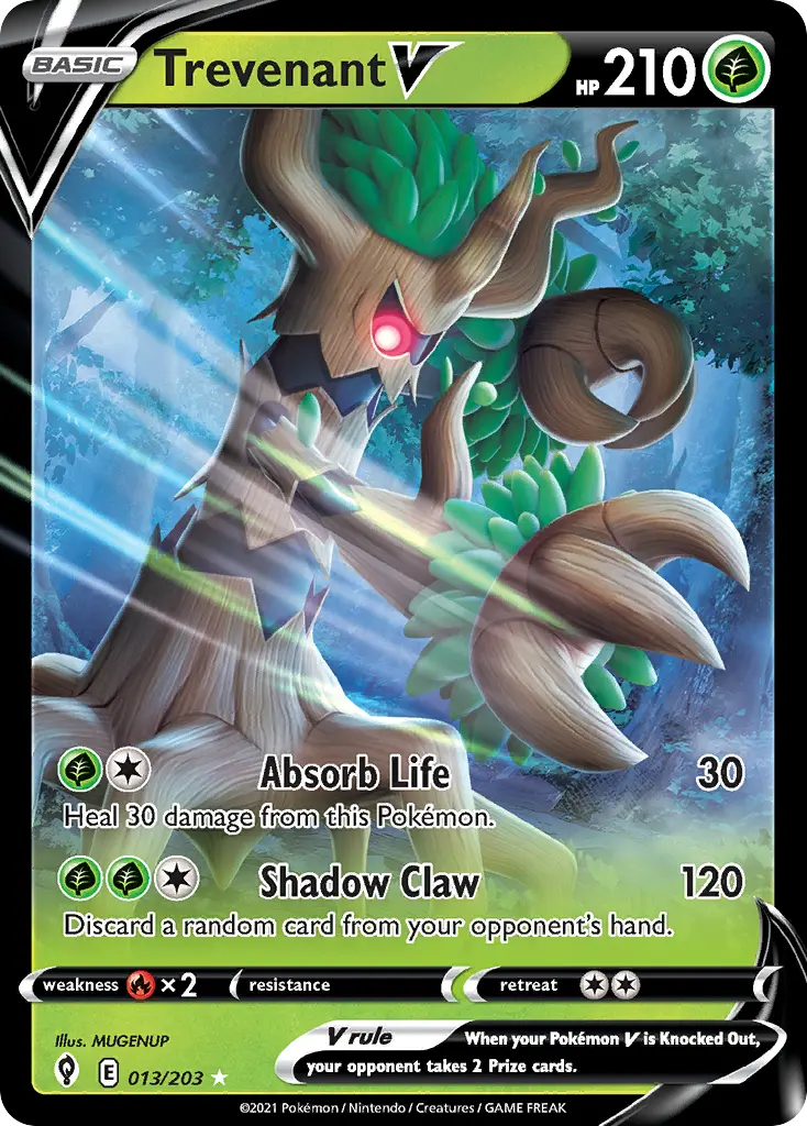 Trevenant V - Evolving Skies 013/203 (Holo)