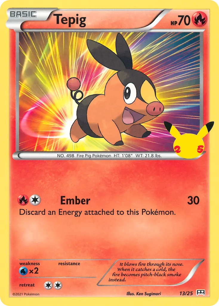 Tepig - McDonald's Collection 2021 013/025 (Regular)