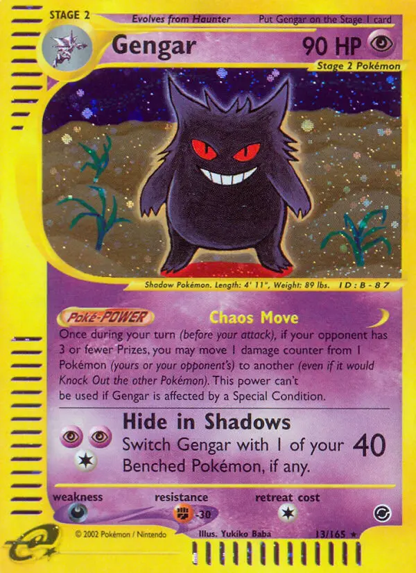 Gengar - Expedition Base Set 013/165 (Reverse Holo)