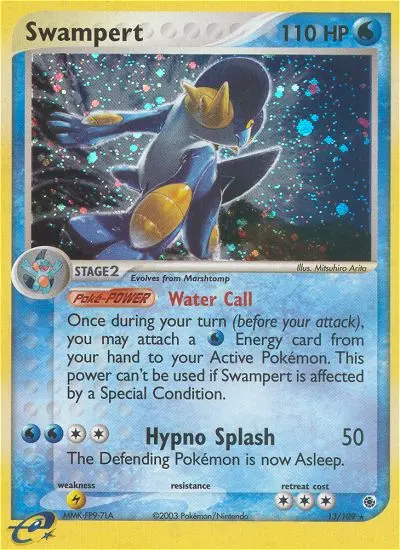 Swampert - Ruby & Sapphire 013/109 (Reverse Holo)
