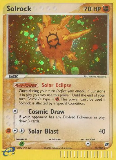 Solrock - Sandstorm 013/100 (Holo)