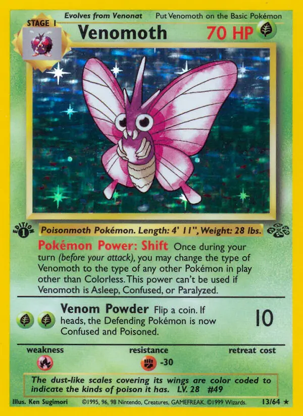 Venomoth - Jungle 013/064 (Holo)