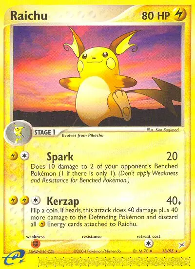 Raichu - Team Magma vs Team Aqua 013/095 (Regular)