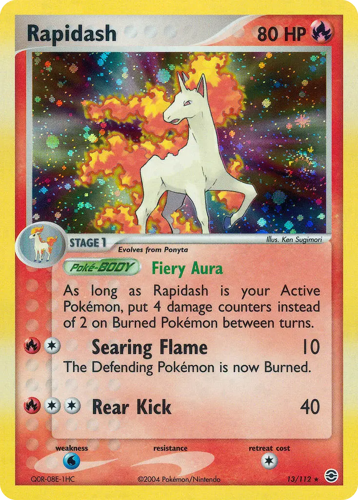 Rapidash - FireRed & LeafGreen 013/112 (Holo)