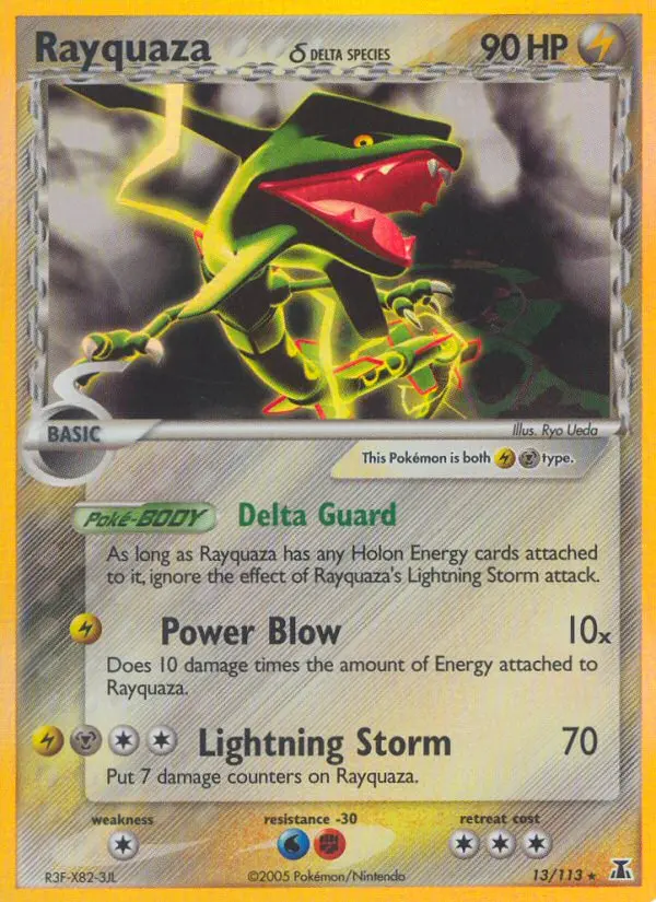 Rayquaza δ - Delta Species 013/113 (Reverse Holo)
