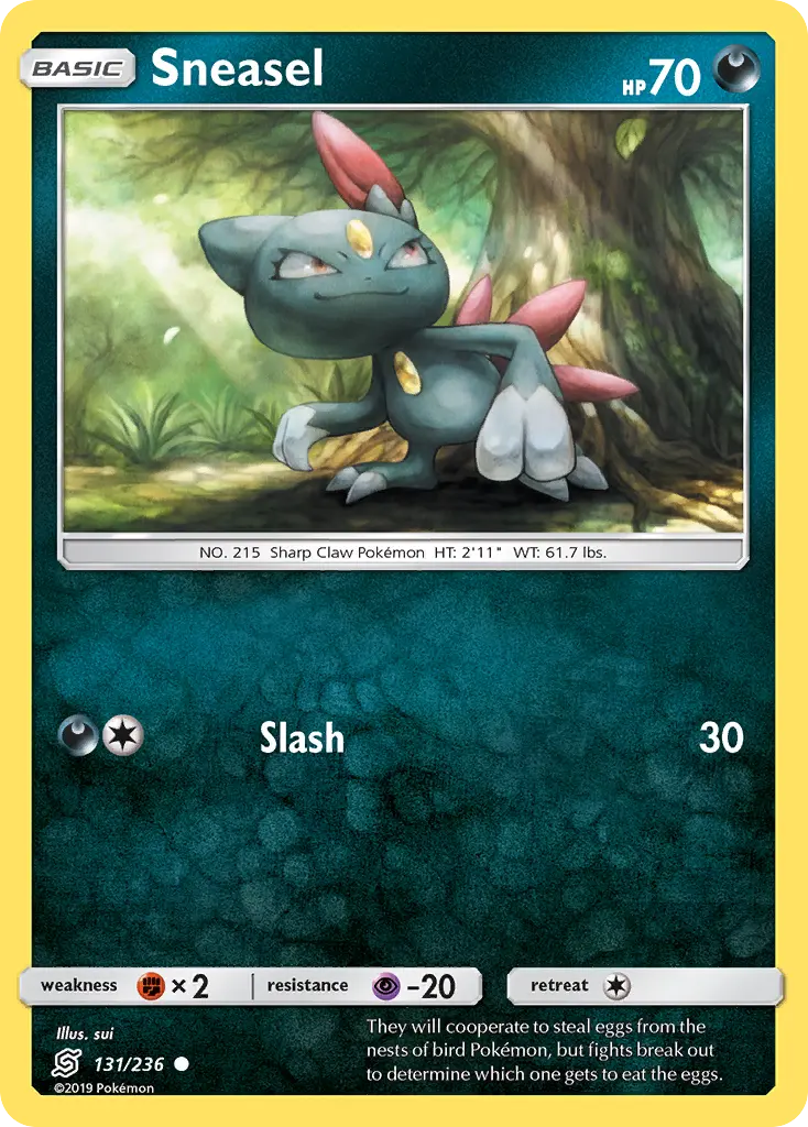 Sneasel - Unified Minds 131/236 (Reverse Holo)
