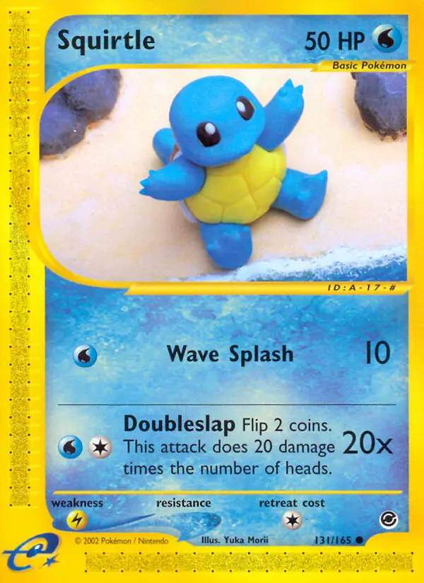 Squirtle - Expedition Base Set 131/165 (Reverse Holo)