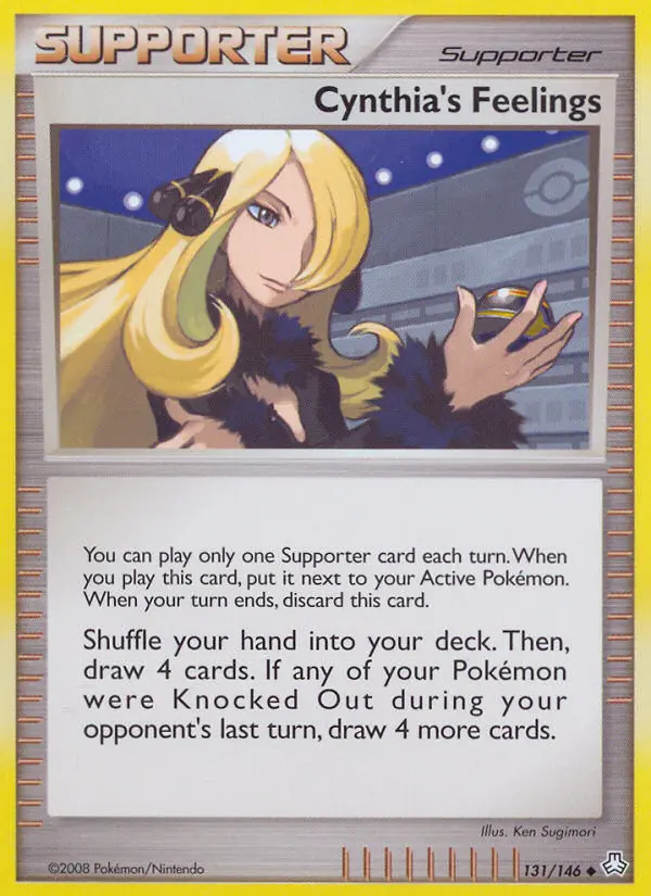 Cynthia's Feelings - Legends Awakened 131/146 (Cosmos Holo)