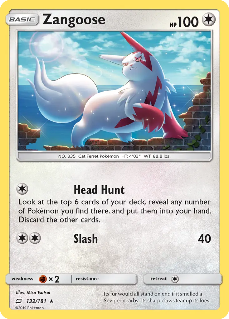 Zangoose - Team Up 132/181 (Reverse Holo)