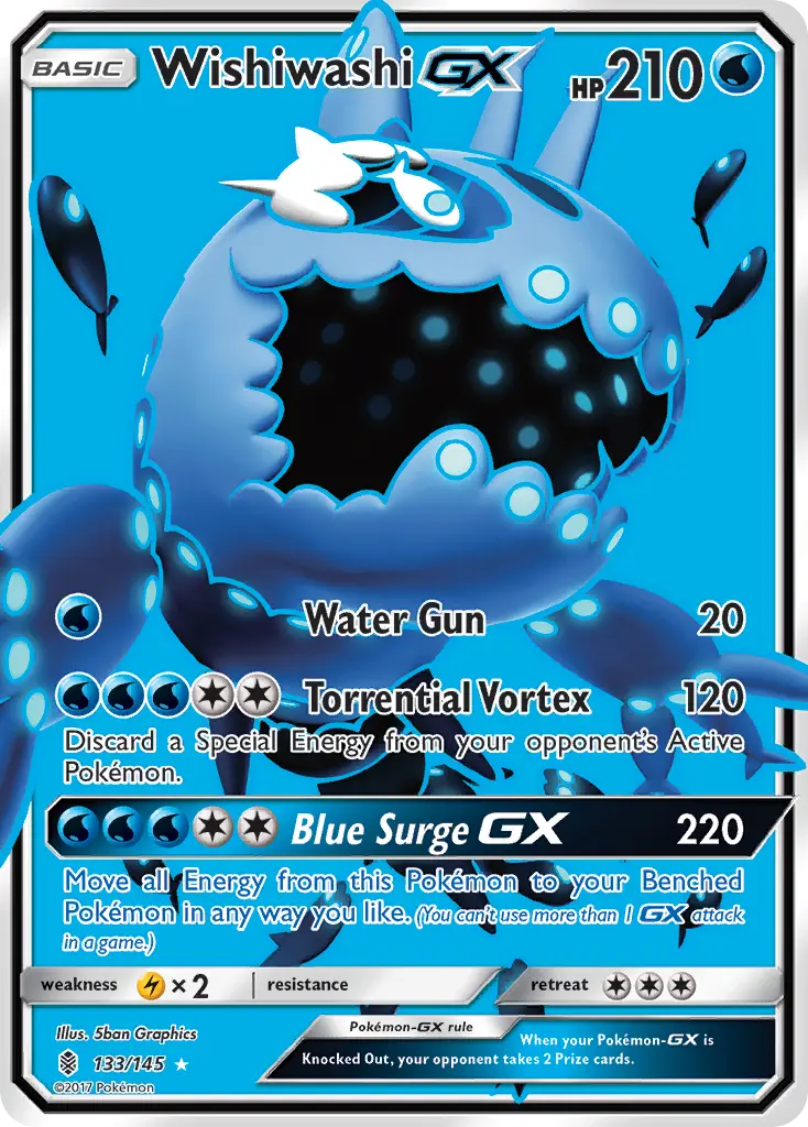 Wishiwashi-GX - Guardians Rising 133/145 (Ultra Rare)