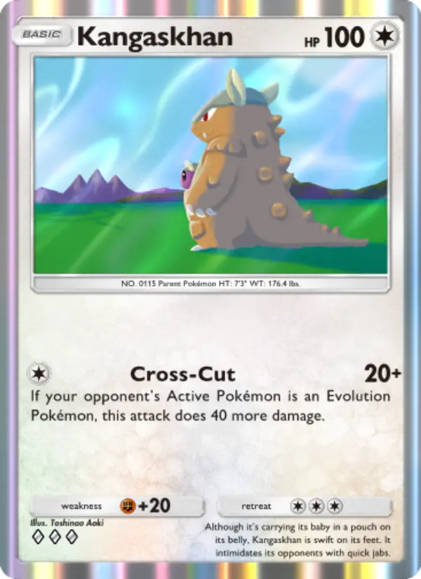 Kangaskhan - Wisdom of Sea and Sky 133/161