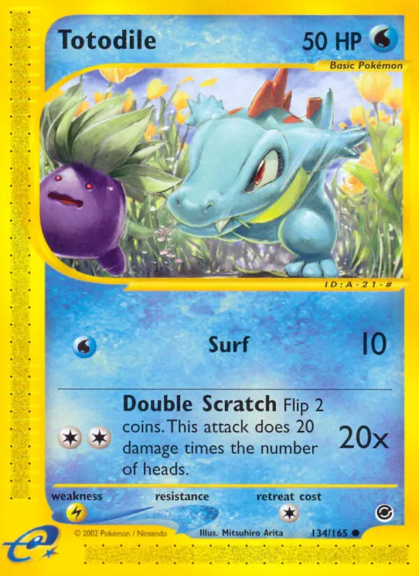 Totodile - Expedition Base Set 134/165 (Reverse Holo)