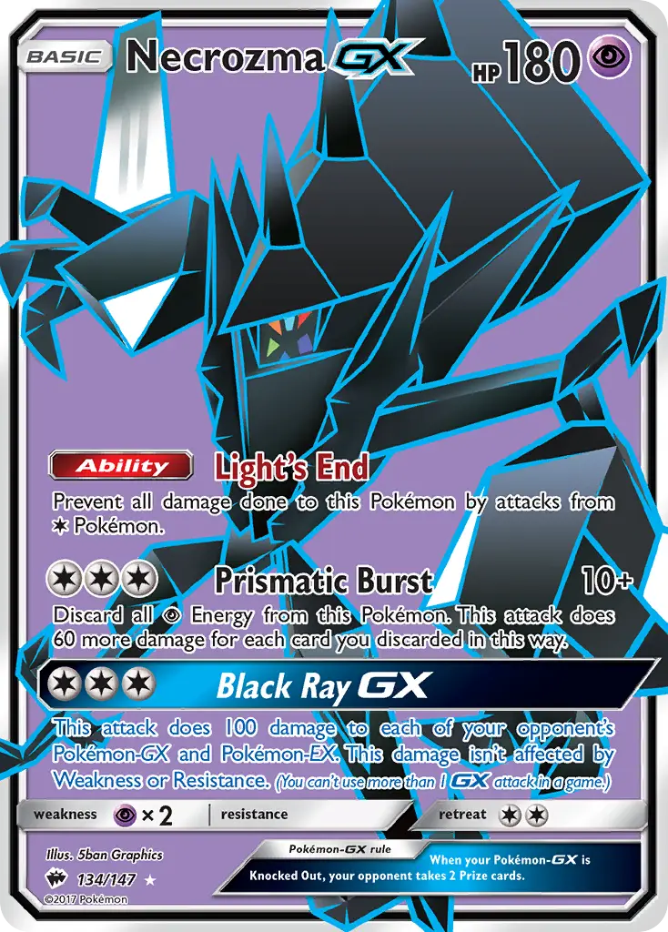 Necrozma-GX - Burning Shadows 134/147 (Ultra Rare)