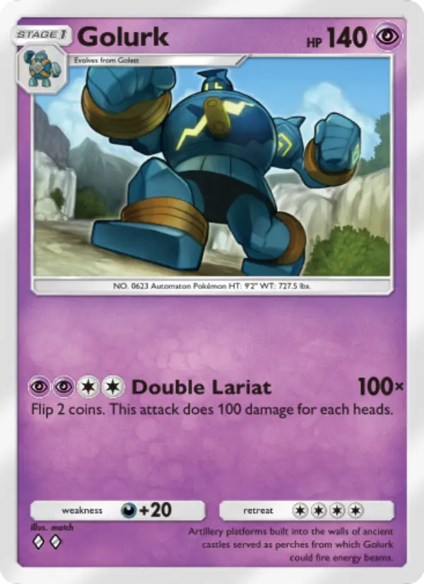 Golurk - Genetic Apex 136/226