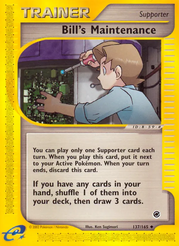 Bill's Maintenance - Expedition Base Set 137/165 (Regular)