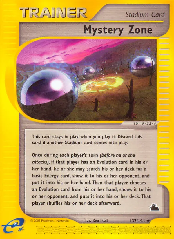 Mystery Zone - Skyridge 137/144 (Regular)